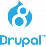 drupal 8 logo Stacked CMYK 300